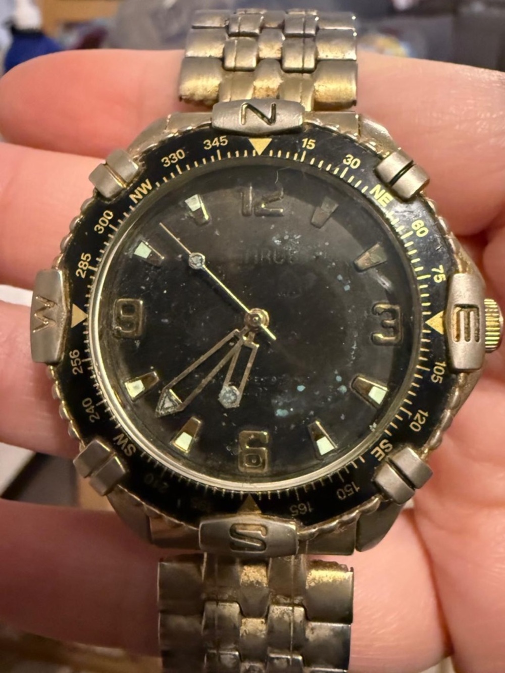 Benrus Vintage Watch W1742  Japan Stainless Steel Base Stretch China Wristband